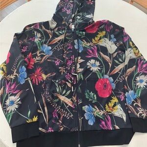 Robert Graham Floral Lightweight Jacket - Black and Multicolor